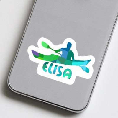 Sticker Kajakfahrer Elisa Image