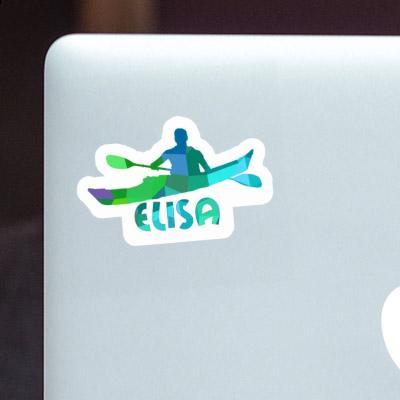 Sticker Kajakfahrer Elisa Laptop Image