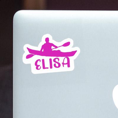 Sticker Kayaker Elisa Notebook Image