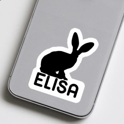 Elisa Autocollant Lapin Laptop Image