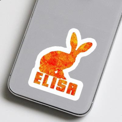 Sticker Kaninchen Elisa Laptop Image