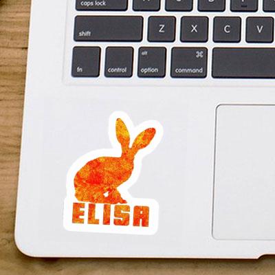 Sticker Kaninchen Elisa Laptop Image