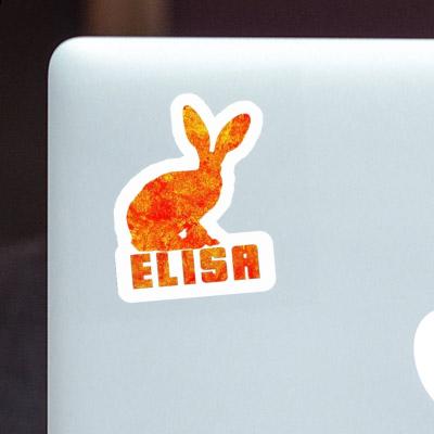 Elisa Sticker Rabbit Laptop Image