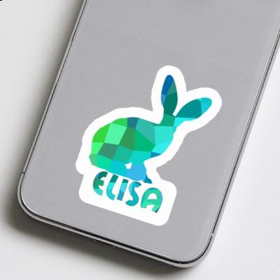 Elisa Autocollant Lapin Notebook Image