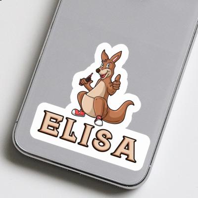 Kangaroo Sticker Elisa Image