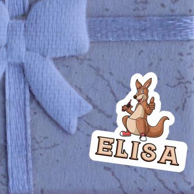 Kangaroo Sticker Elisa Notebook Image