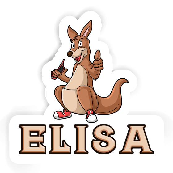 Kangaroo Sticker Elisa Image