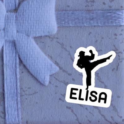 Elisa Aufkleber Karateka Image