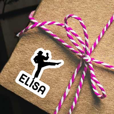 Sticker Elisa Karateka Laptop Image