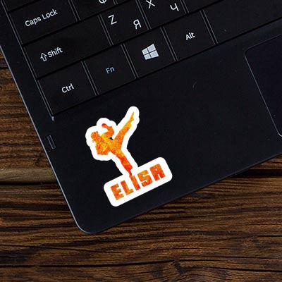 Sticker Karateka Elisa Notebook Image