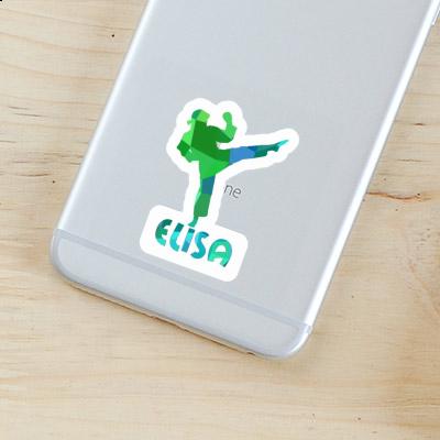 Elisa Sticker Karateka Notebook Image