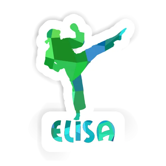 Elisa Sticker Karateka Image