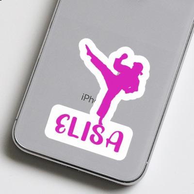 Elisa Sticker Karateka Notebook Image