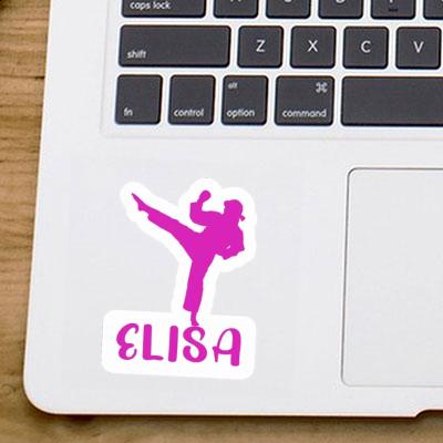 Elisa Sticker Karateka Image