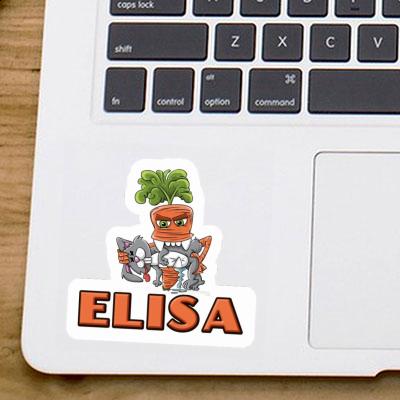 Monster Carrot Sticker Elisa Notebook Image