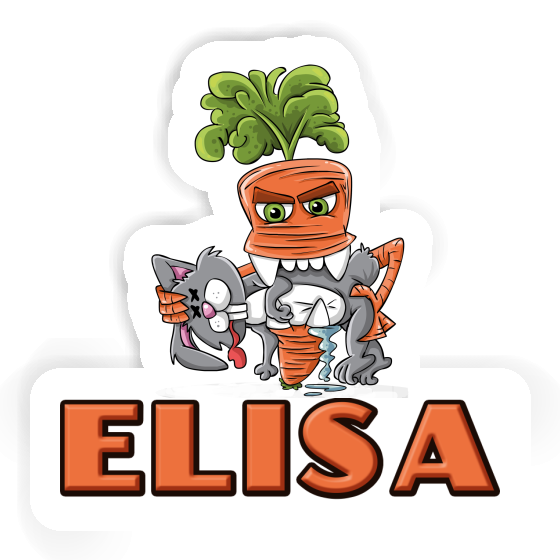 Sticker Elisa Monster-Karotte Image