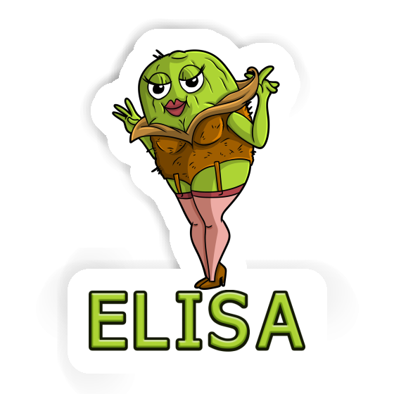 Elisa Autocollant Kiwi Image