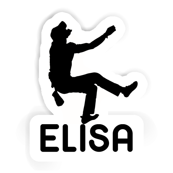 Sticker Climber Elisa Notebook Image