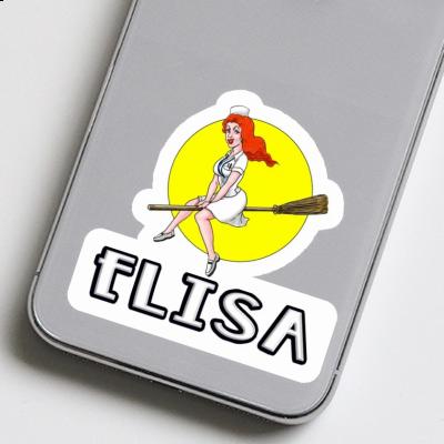 Sticker Hexe Elisa Laptop Image