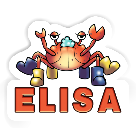 Crab Sticker Elisa Image