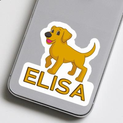 Elisa Sticker Labrador Notebook Image