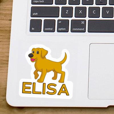 Elisa Sticker Labrador Image