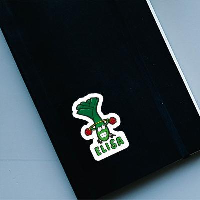 Sticker Elisa Weightlifter Notebook Image