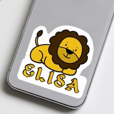 Elisa Sticker Lion Notebook Image