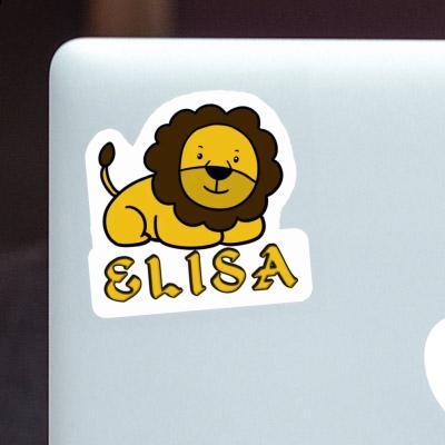 Sticker Löwe Elisa Notebook Image