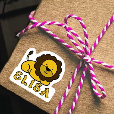 Elisa Sticker Lion Notebook Image