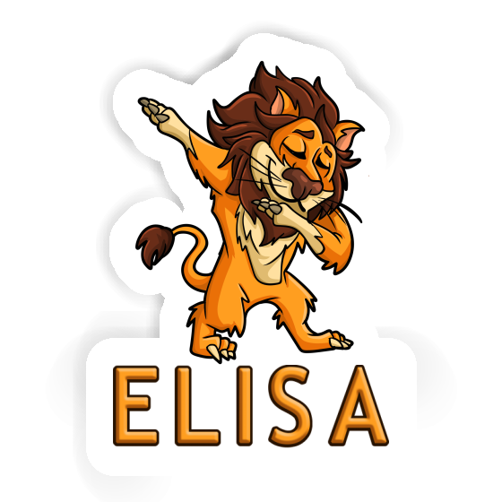 Lion Sticker Elisa Laptop Image