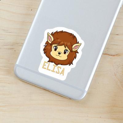 Sticker Elisa Lion Notebook Image