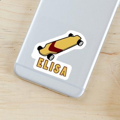 Sticker Skateboard Elisa Notebook Image