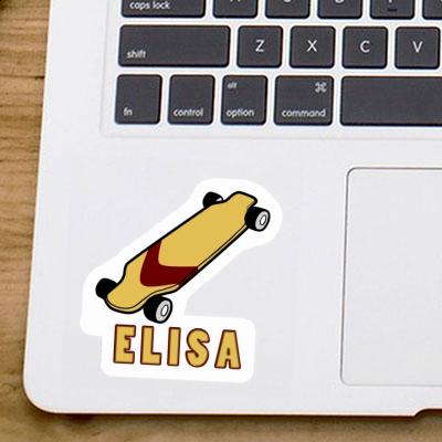 Skateboard Sticker Elisa Laptop Image