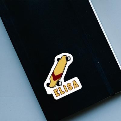 Sticker Skateboard Elisa Notebook Image