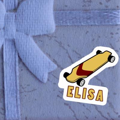 Sticker Skateboard Elisa Notebook Image