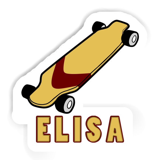 Sticker Skateboard Elisa Laptop Image