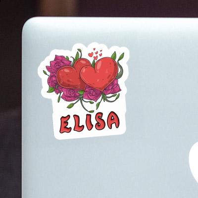 Sticker Elisa Love Symbol Laptop Image