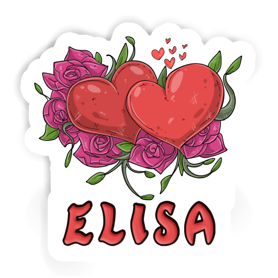 Sticker Elisa Love Symbol Notebook Image