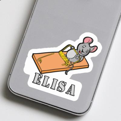 Mouse Sticker Elisa Notebook Image