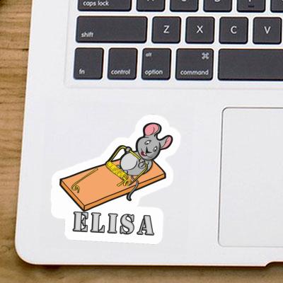 Mouse Sticker Elisa Laptop Image