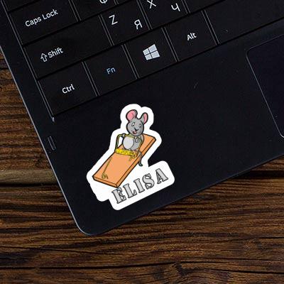 Mouse Sticker Elisa Laptop Image