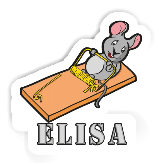 Mouse Sticker Elisa Laptop Image