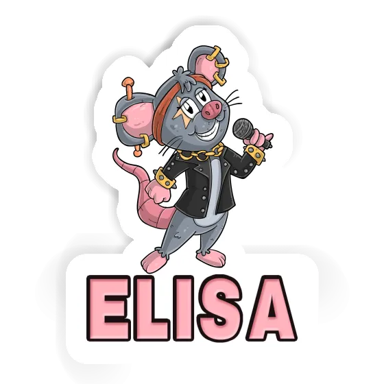 Singer Sticker Elisa Image