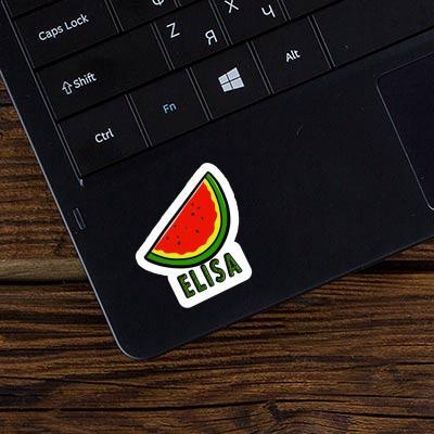 Watermelon Sticker Elisa Laptop Image