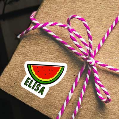 Watermelon Sticker Elisa Laptop Image