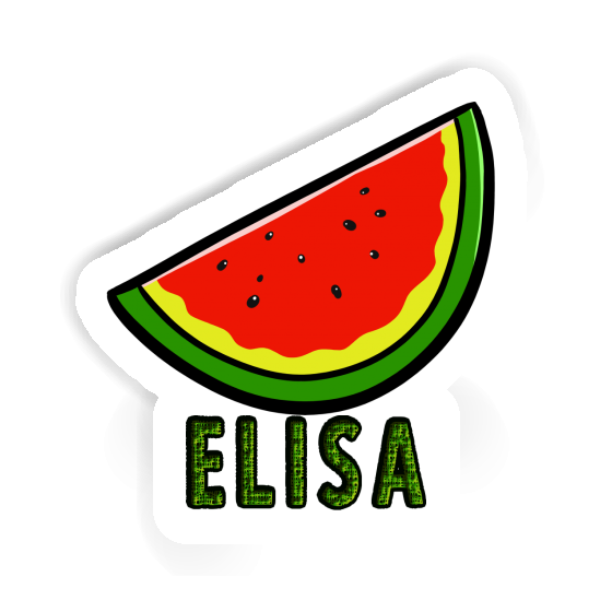 Sticker Wassermelone Elisa Image