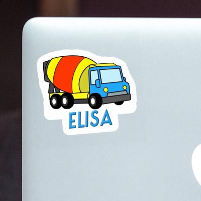 Sticker Elisa Mixer Truck Gift package Image