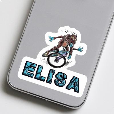 Elisa Sticker Biker Laptop Image