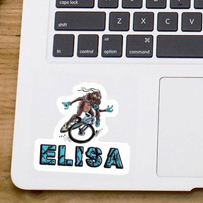 Sticker Elisa Biker Notebook Image